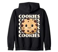 Galletas Lindas y adorables Galletas con chispas de Chocolate Kawaii Sudadera con Capucha