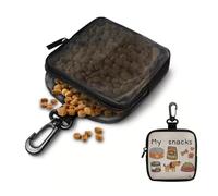 Galletas para el Entrenamiento de Cachorros - Dispensador de Aperitivos portátil para Mascotas, de Almacenamiento Manos Libres | Práctico Escenario al Aire Libre, Camping, Senderismo, Paseo