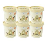 Galletas para perros sin cereales, yogur y plátano con vitamina A, 100% naturales para la salud del manto y de la vista, aperitivos para perros multivitamínicos sin gluten | 6 x 600 g galletas de