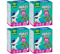 Galletas Sin Gluten Gullón Hookies Mini Sharkies 160g (4x40g) (Paquete de 4)