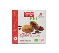 Galletas sin gluten rellenas de crema de cacao bio - GERMINAL - 200g, Pack of 10