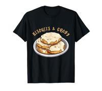 Galletas Y Salsa Comida Confort Cocina Desayuno Amante Camiseta