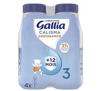 GALLIA Calisma 3 Bouteilles de Lait de Croissance - 4x500 ml - A partir de 12 mois