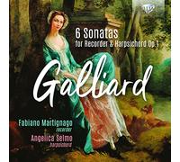 Galliard: 6 Sonatas for Recorder & Harpsichord Op.1