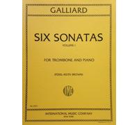 Galliard: Six Sonatas, Vol. 1, For Trombone and Piano