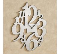 Gallimaufry Wall Clock Nickel 12.5” x 1.5” x 16”