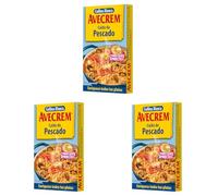GALLINA BLANCA Avecrem Caldo de Pescado | Elaborado con Pescado Blanco, Marisco y Aceite de Oliva Virgen Extra. Bajo en Grasa, Sin Gluten, Sin Conservantes, Sin Colorantes - 8 Pastillas (Paquete de 3)