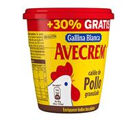 GALLINA BLANCA Avecrem Caldo de Pollo Granulado | Elaborado con Pollo de Corral, Verduras Variadas y Aceite de Oliva. Bajo en Grasa, Sin Gluten, Sin Conservantes, Sin Colorantes - 12 Pastillas