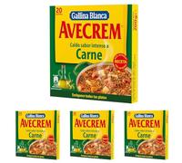 Gallina Blanca Avecrem Carne, 20 Pastilas (Paquete de 4)