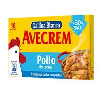 Gallina Blanca - Avecrem Pollo Bajo en Sal, 18 Pastillas