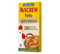 Gallina Blanca - Avecrem Pollo Natural 100%, 10 Pastillas