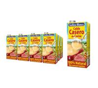 Gallina Blanca - Caldo Casero de Carne - 100% natural - Pack 12 litros