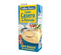 Gallina Blanca Caldo Casero de Pescado, 100% Natural, 1L | Sin Conservantes, Sin Gluten y Bajo en grasa