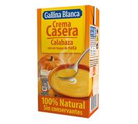 Gallina Blanca Crema Casera de Calabaza con Toque de Nata 100% Natural | Elaborada con Karlos Arguiñano. Ingredientes de Origen Natural: Calabaza, Zanahoria, Cebolla y Nata. Sin Conservantes - 500ml