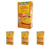 Gallina Blanca Crema Casera de Calabaza con Toque de Nata 100% Natural | Elaborada con Karlos Arguiñano. Ingredientes de Origen Natural: Calabaza, Zanahoria, Cebolla y Nata. Sin Conservantes - 500ml