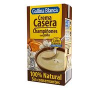 Gallina Blanca · Crema Casera de Champiñones con Pollo · 100% Natural · Sin convervantes · 500 ml