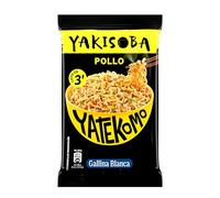 GALLINA BLANCA Fideos Orientales YAKISOBA Classic | Preparado de Noodles Orientales. Receta Japonesa con Verduras y Salsa Oriental. Fácil y Rápido: Listo en 3 Minutos - Sobre de 93g, 1 ración