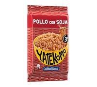 GALLINA BLANCA Fideos Orientales YATEKOMO de Pollo con Soja | Preparado de Noodles Orientales con Aderezo de Pollo y Soja. Fácil y Rápido de Preparar: Listo en 3 Minutos - Sobre de 79g, 1 ración