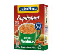Gallina Blanca Sopinstant Sopa de Verduras con Picatostes, 48g