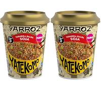 GALLINA BLANCA - Yarroz con Ternera y Salsa de Soja, Gallina Blanca Vaso, 84 g (Paquete de 2)