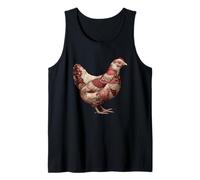 Gallina de Granja de Pollo con Retazos Vintage Camiseta sin Mangas