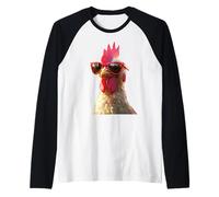 Gallina Granja Chicken Granjero Dulces Pollos Aves Gallinas Camiseta Manga Raglan