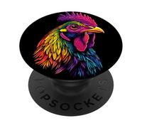 Gallina Granja Chicken Granjero Dulces Pollos Aves Gallinas PopSockets PopGrip Adhesivo