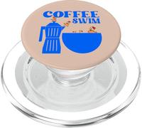 GALLINAS Pollos Nadar CAFÉ Solo PopSockets PopGrip para MagSafe