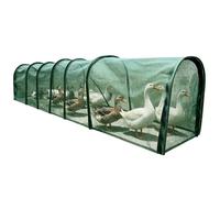Gallinero con Corral Casa Portátil Alargada Nailon con Puerta