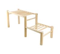 ＡＷＨＡＯ Gallinero con Percha, Barra para Dormir, Estante de Madera, Escalera para Entretenimiento en Granja