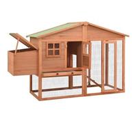 Gallinero con ponedero madera maciza de abeto ES151160