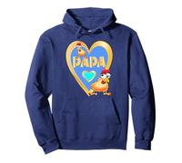 Gallinero Gallinas Día del Padre PAPA Sudadera con Capucha