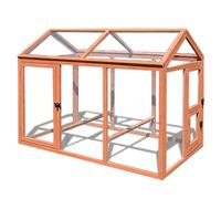 Gallinero, Gallinero Al Aire Libre con 2 Puertas, Jaula De Madera para Aves De Corral, Puerta Bloqueable De Fácil Limpieza Utilizada para Conejos Y Patos