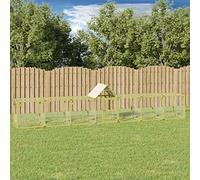 Gallinero, JUDYY Gallinero para Exterior, Ponederos para Gallinas, Jaulas para Conejos, Jaulas para Pajaros, Casa Conejo, Ponederos Gallinas, Madera Maciza de pino impregnada 700x100x150 cm
