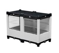 Gallinero Lo último en jaulas for Conejos for Mascotas al Aire Libre, Elegante casa for, Acogedor Nido de for conejitos Felices Jaula Grande para Aves de Corral