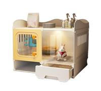 Gallinero Lo último en jaulas for Conejos for Mascotas al Aire Libre, Elegante casa for, Acogedor Nido de for conejitos Felices Jaula Grande para Aves de Corral