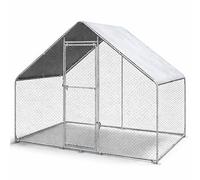 Gallinero para Exterior Grande, In Acciaio Zincato Cubierta De Tela Oxford para Gallinas,Conejos Y Otros Animales Pequeños(236" x 118" x 79")