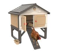 Gallinero para Niños | Capacidad 5 Gallinas | Disfruta de la Avicultura en Familia |Homologado para Uso Infantil y Apto para Exterior | Plástico Fácil de Limpiar