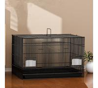 Gallinero plegable - Casa de aves de corral multifuncional para interiores con red de alambre de metal, ventilación y transpirabilidad - Ideal para pollos, patos, conejos y gatitos - Diseño compacto