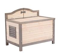 Gallineros Casa para Perros pequeños y medianos de Madera al Aire Libre Casa para Pollos domésticos Suministros para Mascotas Cuidado de Aves de Corral (marrón 70 * 44 * 44 cm)