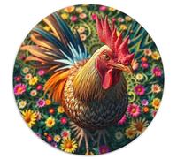Gallo 1000p Rompecabezas Redondo Adultos-Niños animaless Das Tier Wild animaless Beast Circular Puzzle Niños: Kinder Können Es Nicht Machen Hombres 1000pcs (67.5x67.5cm)