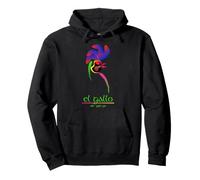 Gallo Brillante Colorido El Gallo Sudadera con Capucha