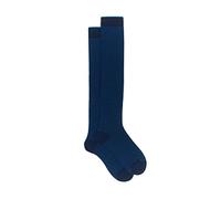 Gallo Calcetines largos azul azul celeste a rayas