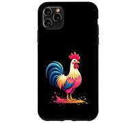 Gallo Colorido de pie en Estilo Dibujo Animado Carcasa para iPhone 11 Pro MAX