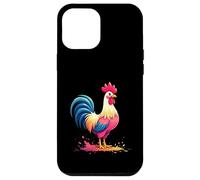 Gallo Colorido de pie en Estilo Dibujo Animado Carcasa para iPhone 12 Pro MAX