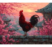 Gallo de Muro Puzzle de 700 Piezas para Adultos, Puzzle Adultos 700 Piezas, Entretenimiento Creativo, Rompecabezas Clásicos, Juego de Habilidad para Toda La Familia 52x38cm