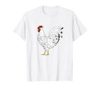 Gallo Filipino, Pelea de gallos, Deporte de gallos Camiseta, Hombre, Blanco, 6XL