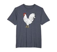 Gallo Filipino, Pelea de gallos, Deporte de gallos Camiseta, Hombre Tallas Grandes, Azul Jaspeado, 2X Alto