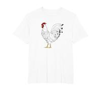 Gallo Filipino, Pelea de gallos, Deporte de gallos Camiseta, Hombre Tallas Grandes, Blanco, 4X Alto