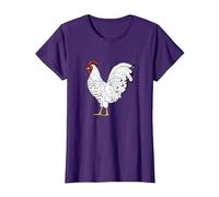 Gallo Filipino, Pelea de gallos, Deporte de gallos Camiseta, Mujer, Morado, XL